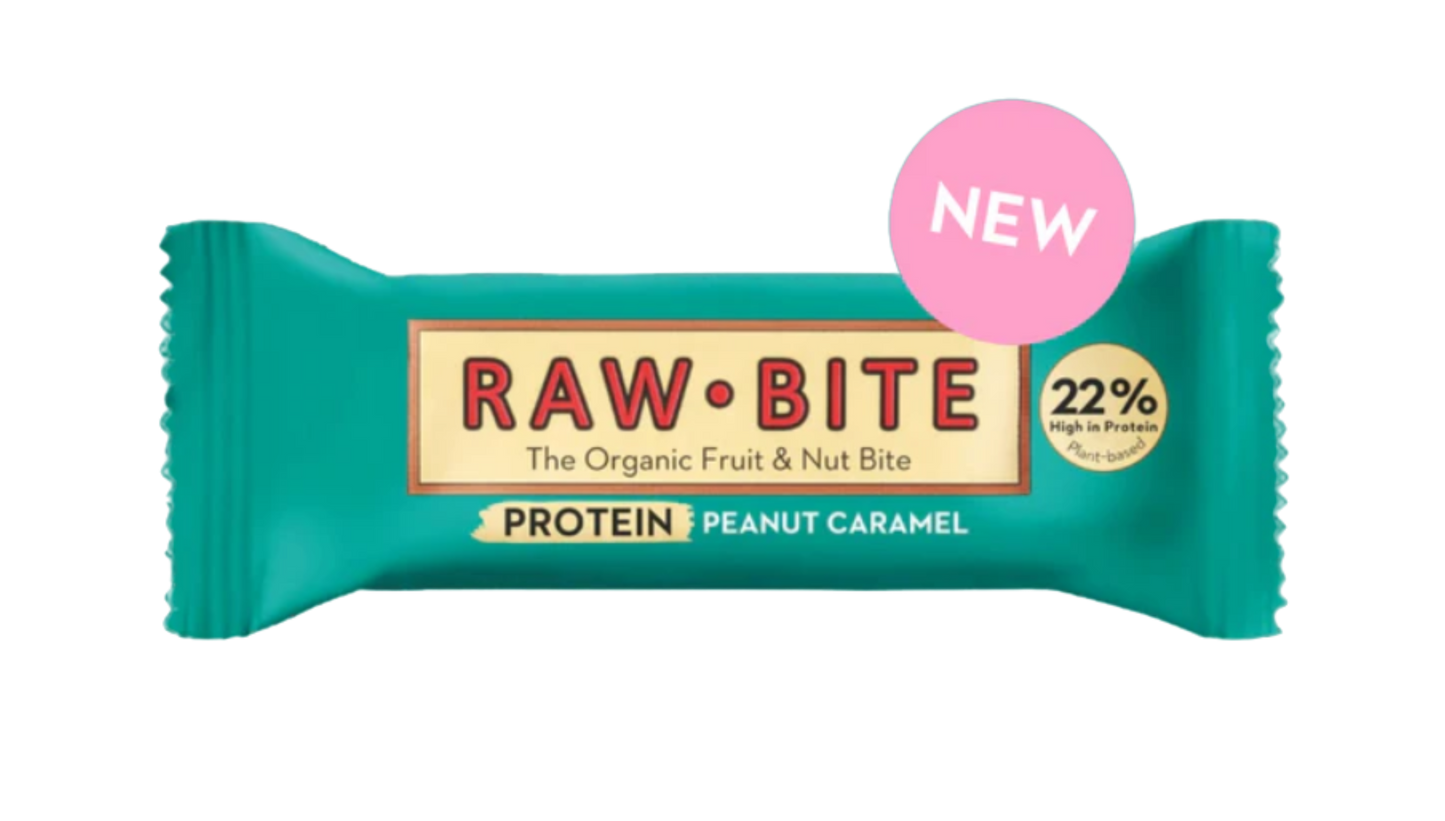 Barrita proteica RAWBITE cacahuete-caramelo