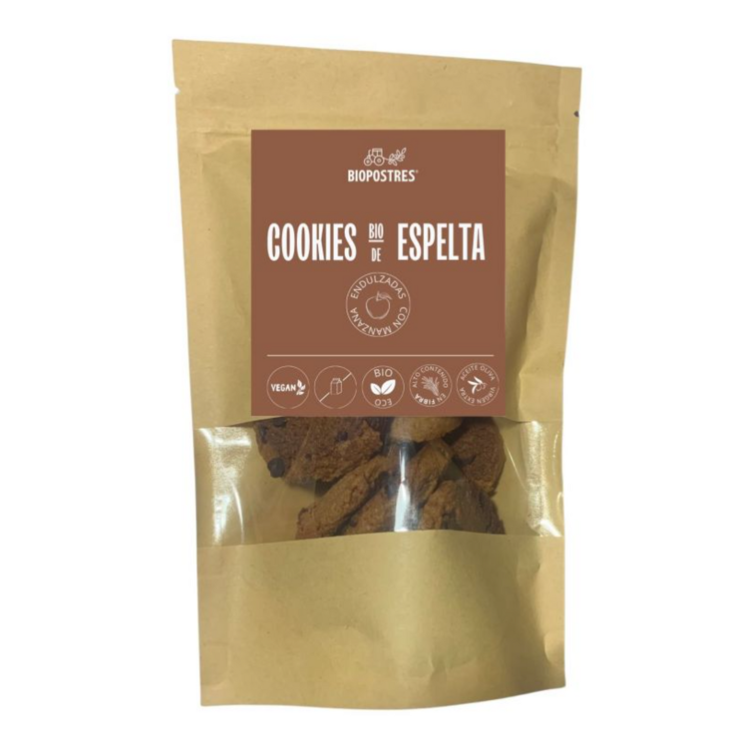 Cookie de Espelta BIO (Manzana) con pepitas de chocolate