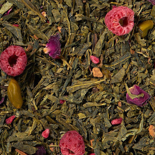 Té verde pistacho frambuesa