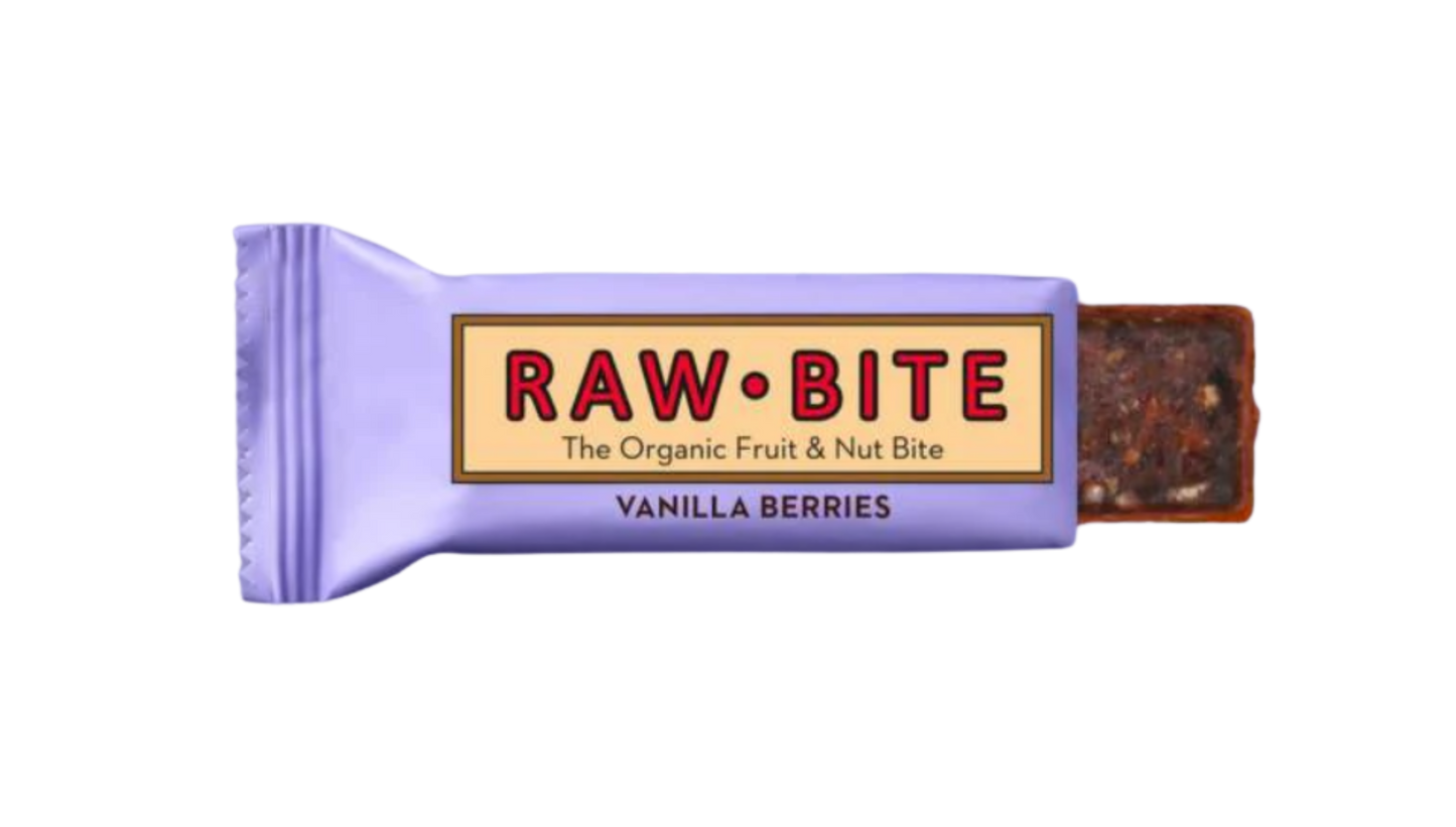 Barrita RAWBITE vainilla y frutos rojos