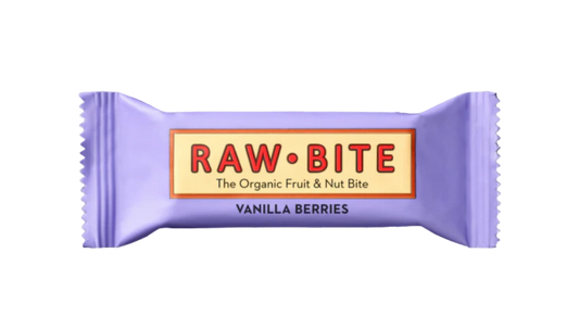 Barrita RAWBITE vainilla y frutos rojos