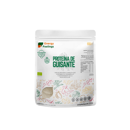 Proteína de guisante ecológica, proteína vegana