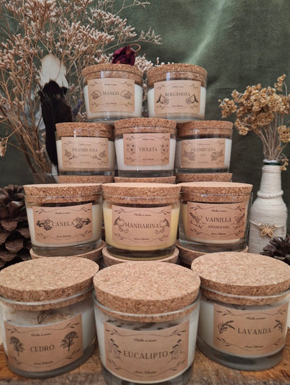 Vela de soja artesanal | diferentes aromas