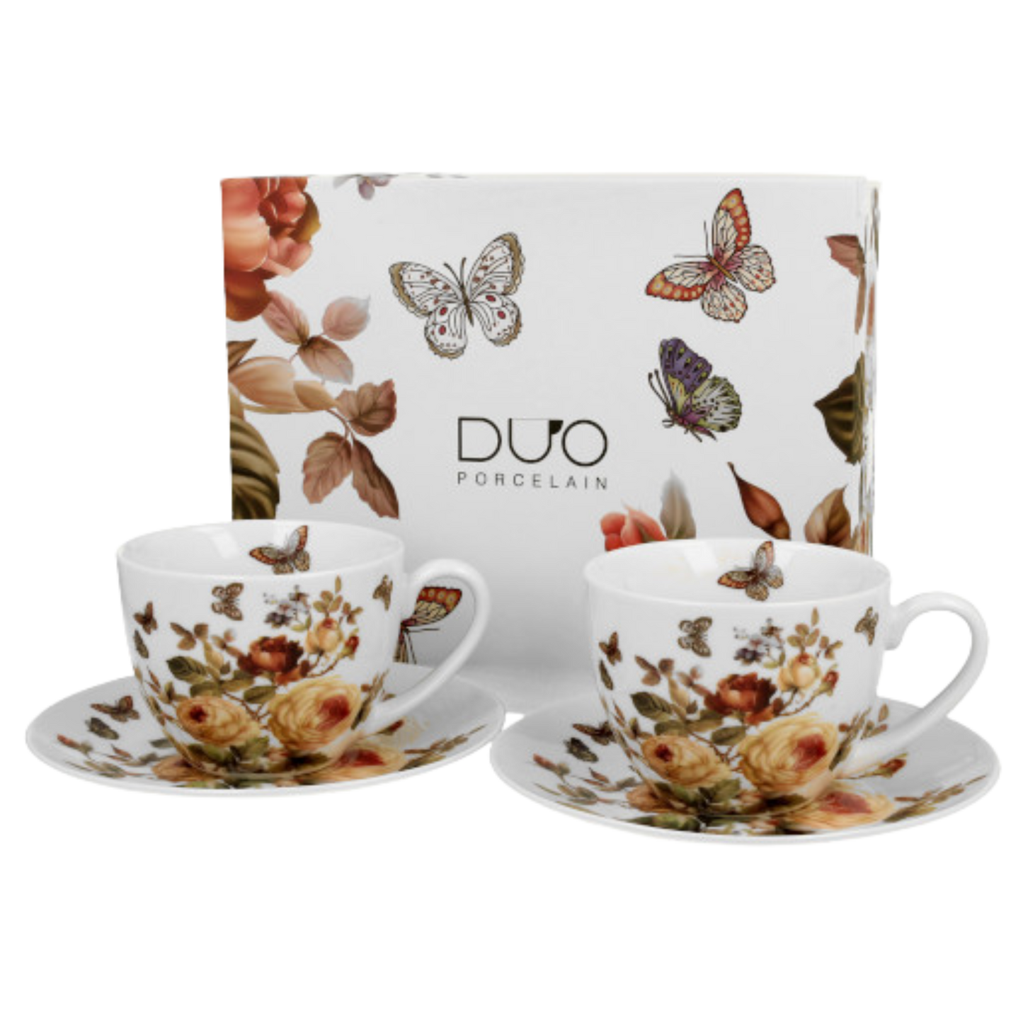 Set 2 tazas y platos serenity