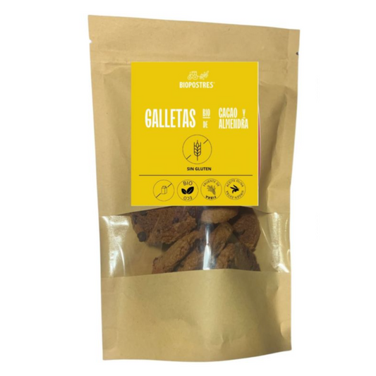Galleta Cacao y Almendra BIO Sin Gluten