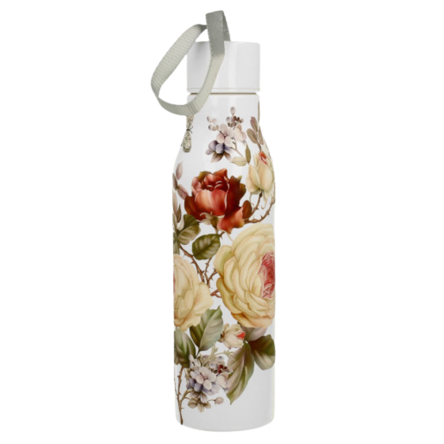 Botella rosas