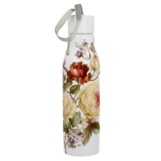 Botella rosas