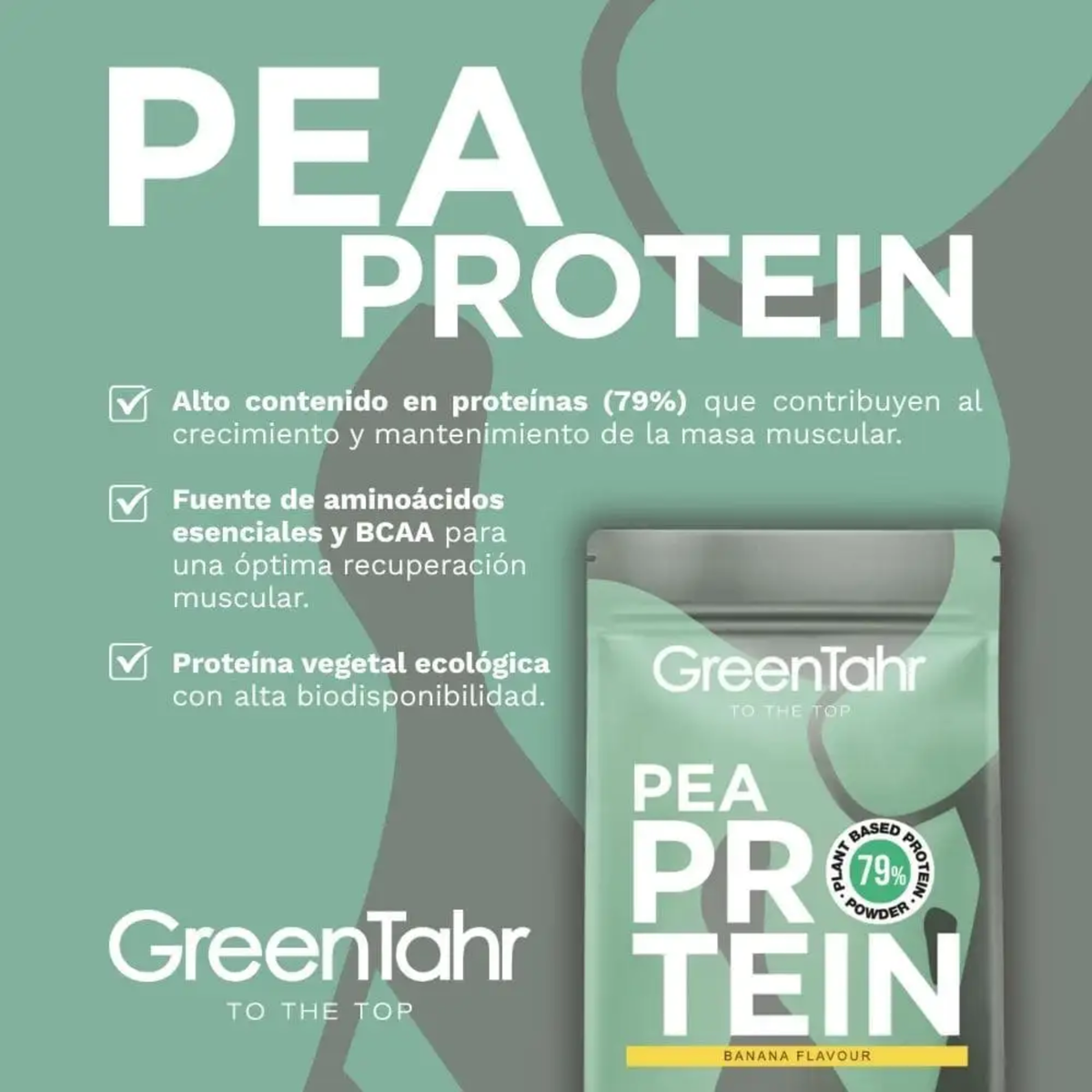 Proteína de guisante ECO sabor plátano