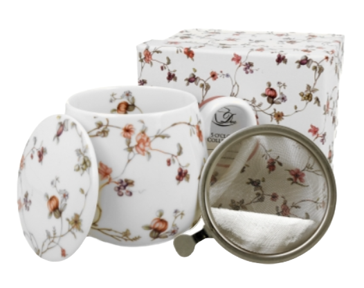 Taza con filtro y tapa