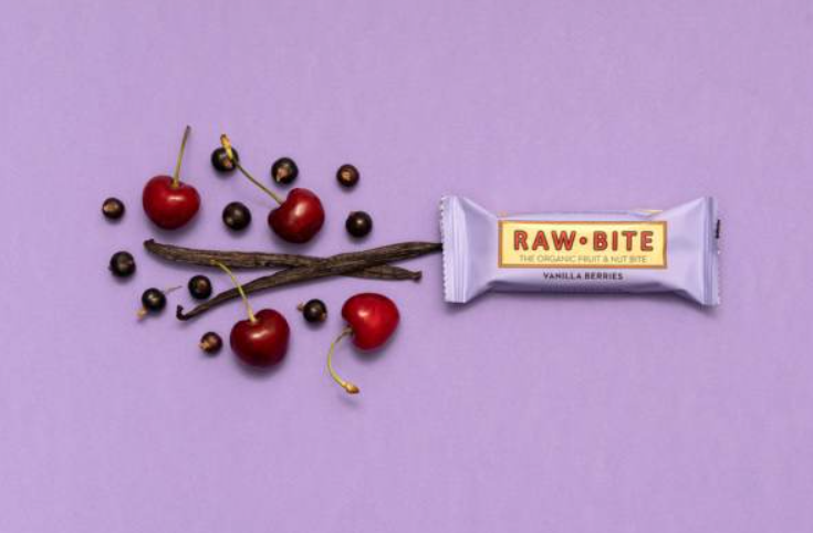 Barrita RAWBITE vainilla y frutos rojos